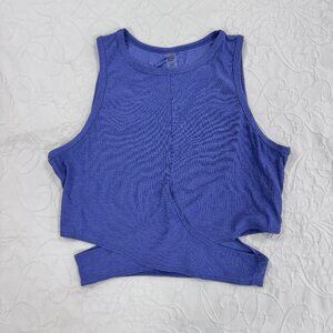 Beyond Yoga Midriff Sleeveless Top Light Purple Blue Size SP